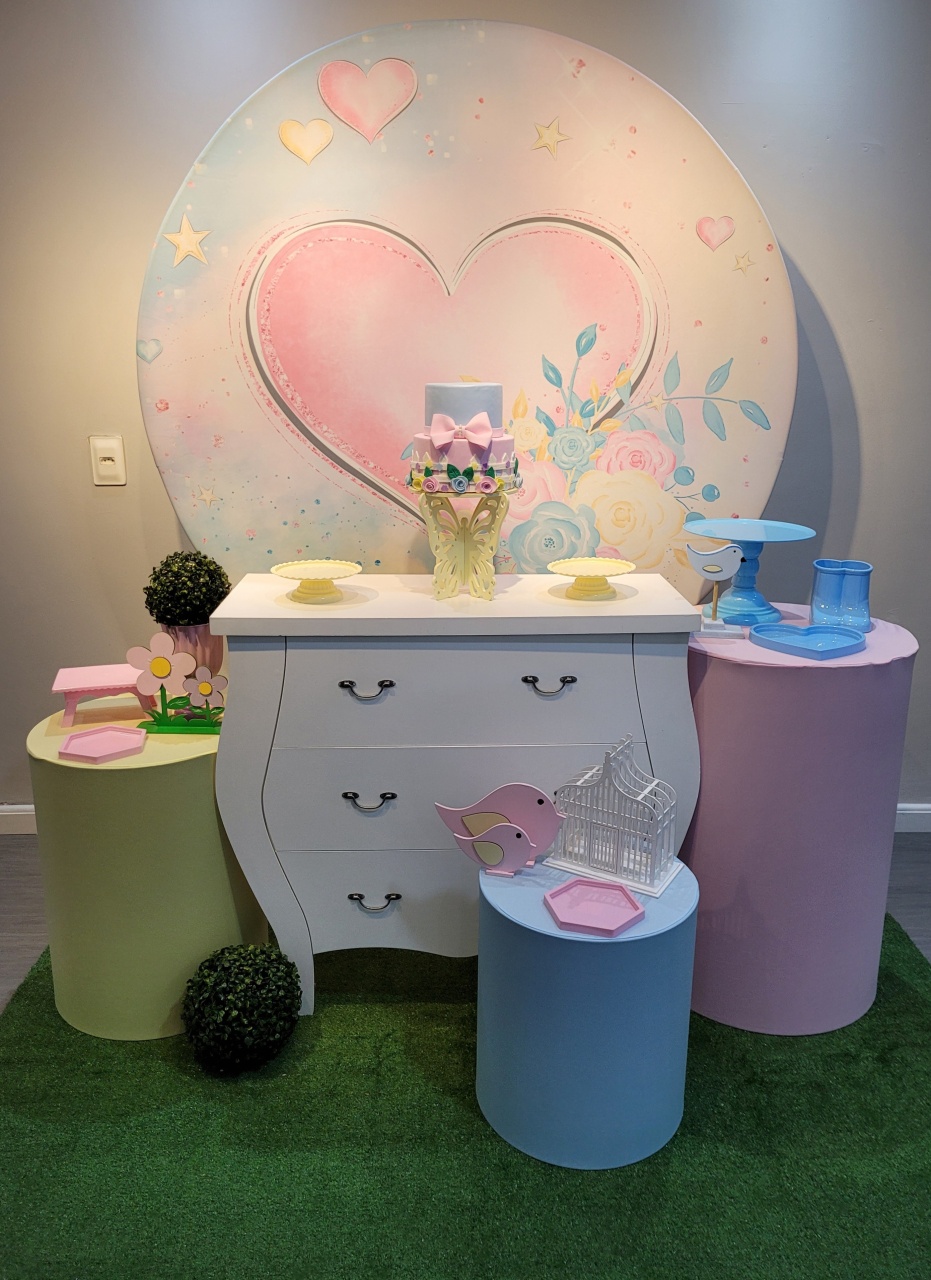Coração Floral Super - Mb festas & decorações