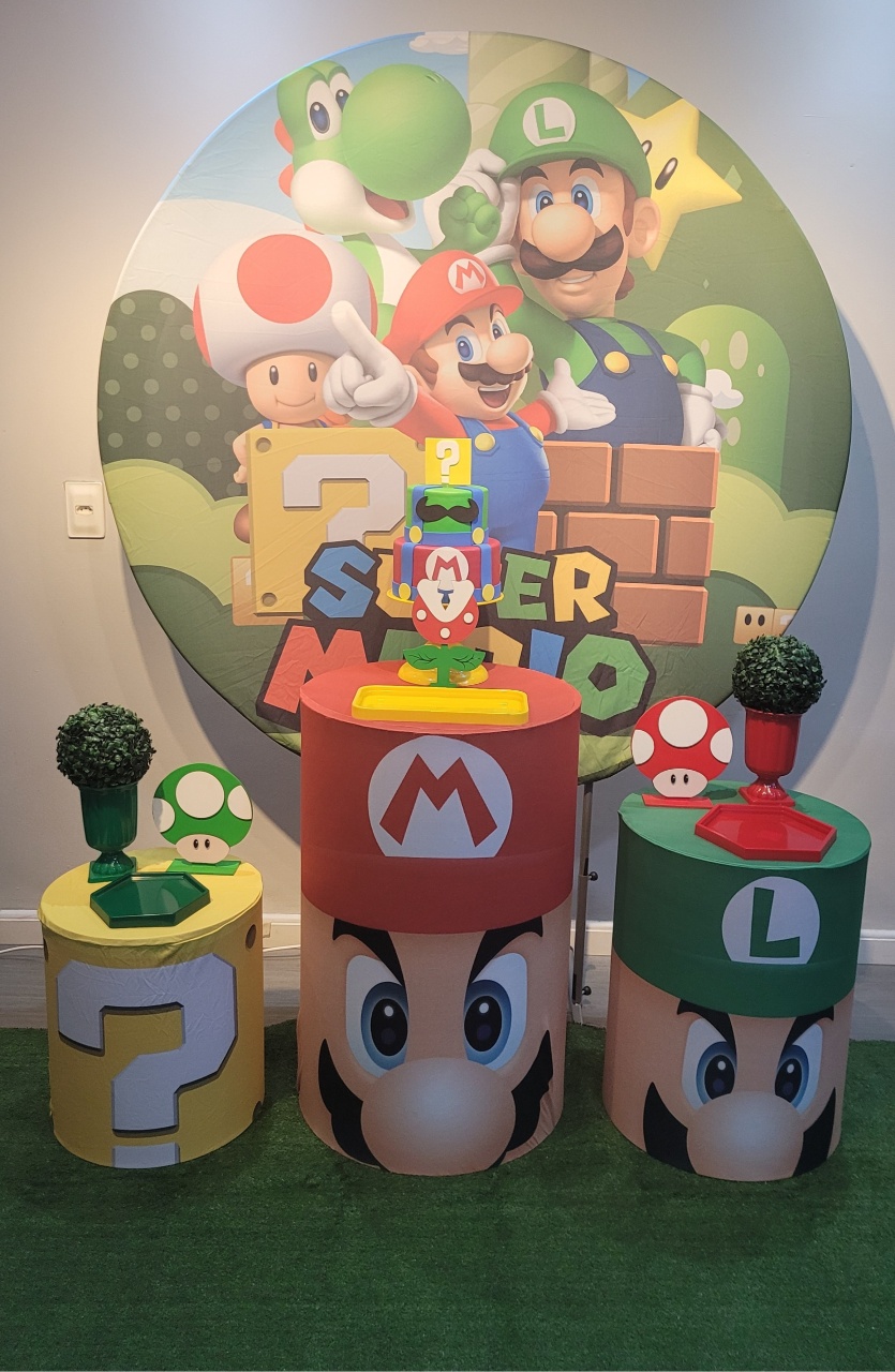 Super Mário - Mb festas & decorações