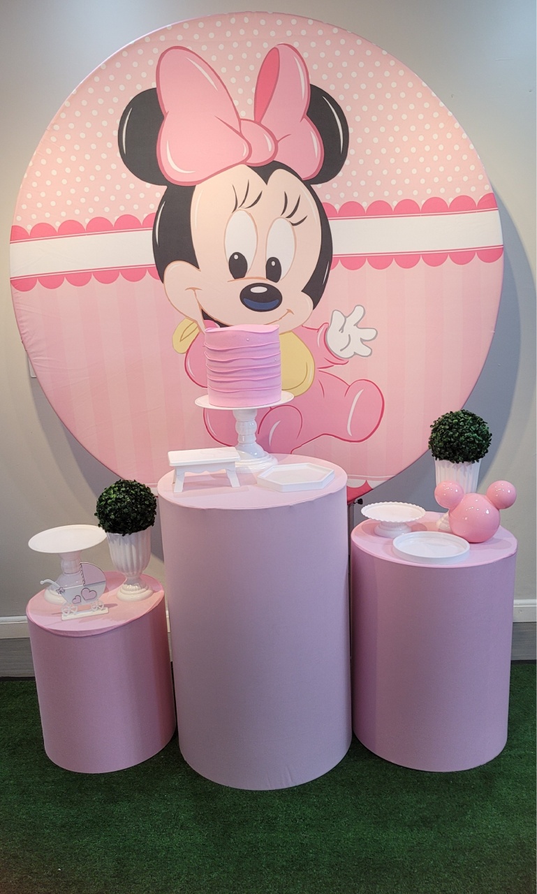Minnie Mouse Rosa Bebê 2.0 - Mb festas & decorações
