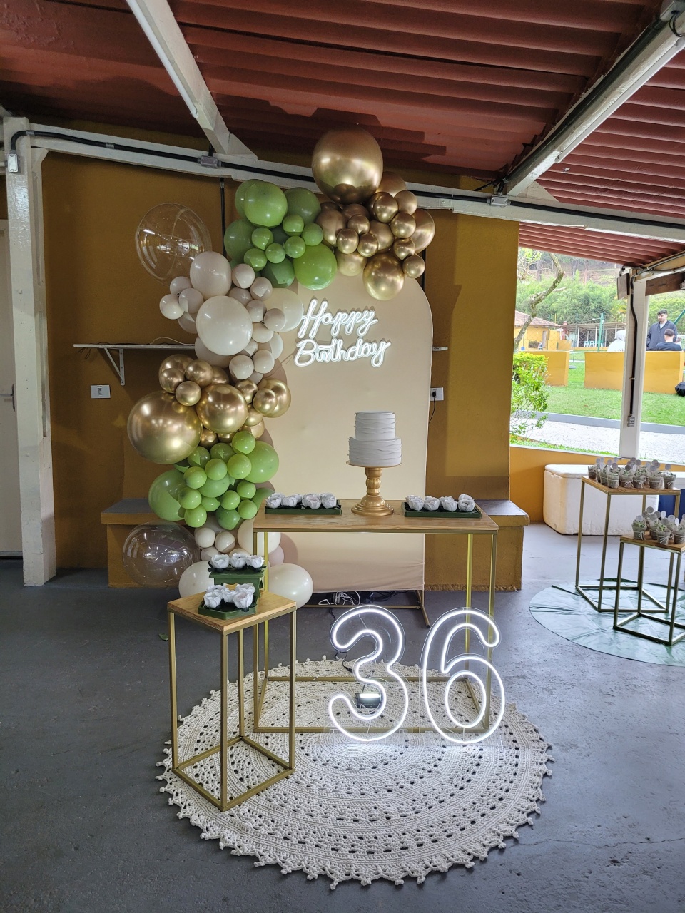 Romano Nude Com Verde Oliva - Mb festas & decorações