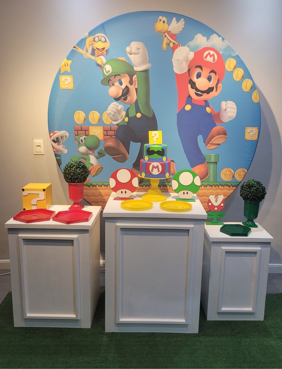 Mário E Luigi Super 2.0 - Mb festas & decorações