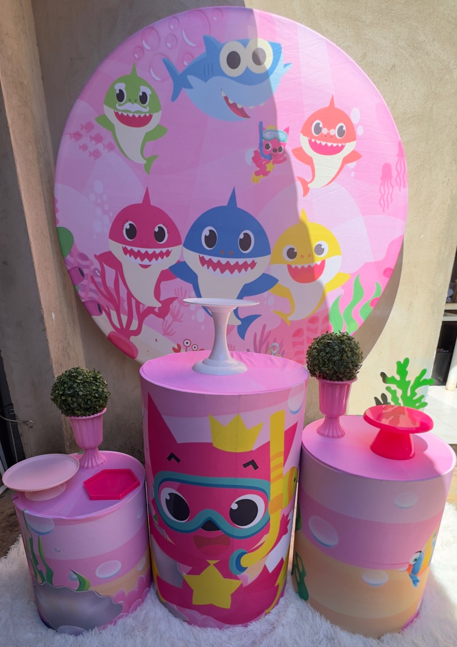 Baby Shark Rosa Pegue E Monte - Claudia Torrieri