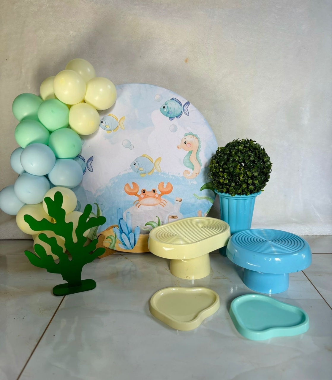 Mini Festa Fundo Do Mar - Claudia Torrieri