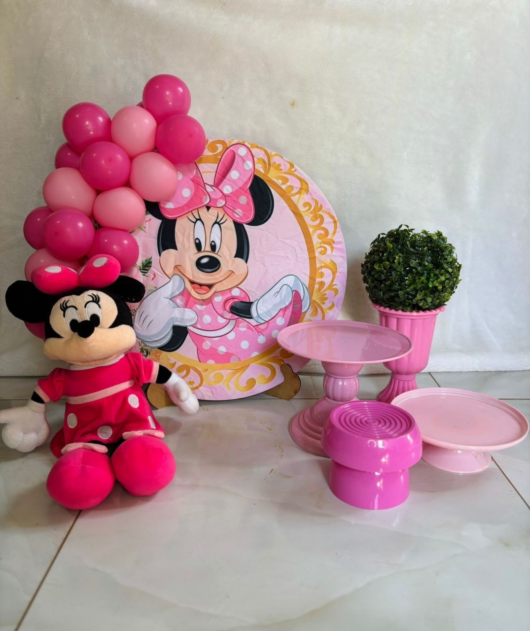 Mini Festa Minnie Rosa - Claudia Torrieri
