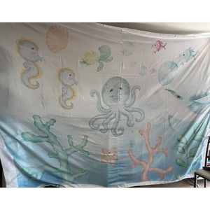 Painel Fundo Do Mar Aquarelado - Girafa Festas