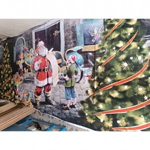 Painel Natal Papai Noel - Girafa Festas