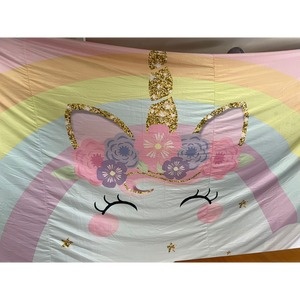 Painel Unicornio - Girafa Festas