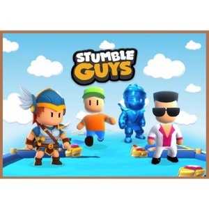 Painel Stumble Guys - Girafa Festas