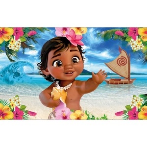 Painel Moana Baby - Girafa Festas