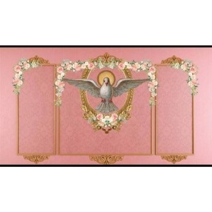 Painel Batizado Rosa - Girafa Festas