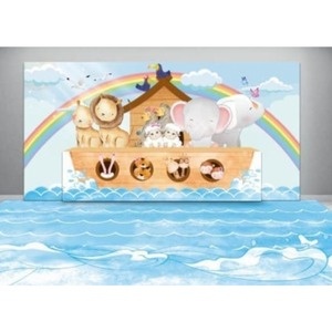 Painel Arca de Noé - Girafa Festas