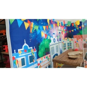 Painel São João - Vila  - Girafa Festas
