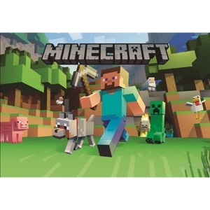 Painel Minecraft - Girafa Festas