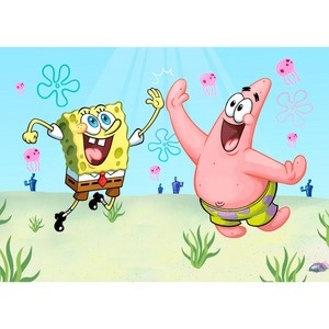 Painel Bob Esponja - Girafa Festas