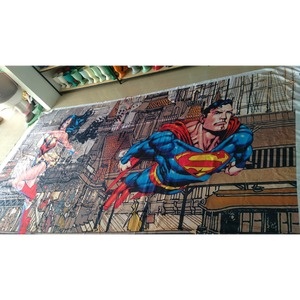 Painel Super Homem E Mulher Maravilha - Girafa Festas