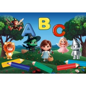 Painel Abc Magico de Oz - Girafa Festas