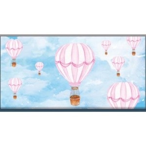 Painel Balões Rosa - Girafa Festas