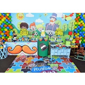 Painel Mundo Bita - Girafa Festas