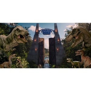 Painel Jurassic World  - Girafa Festas