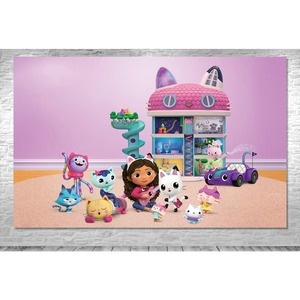 Painel Casa Magica da Gaby - Girafa Festas