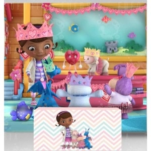 Painel Doutora Brinquedos - Girafa Festas