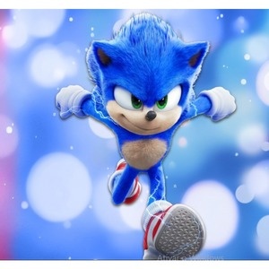Painel Sonic - Girafa Festas