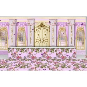 Painel Realeza Lilas - Girafa Festas