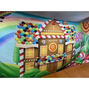 Painel Casa de Doces 2 - Girafa Festas
