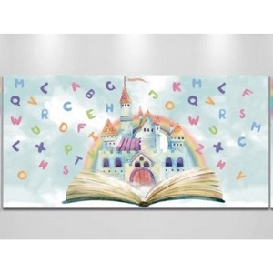 Painel Abc Castelo - Girafa Festas