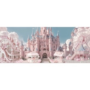 Painel Disney Rosa - Girafa Festas