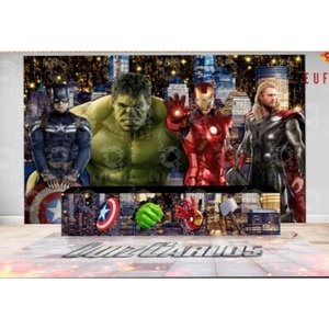 Painel Vingadores - Girafa Festas
