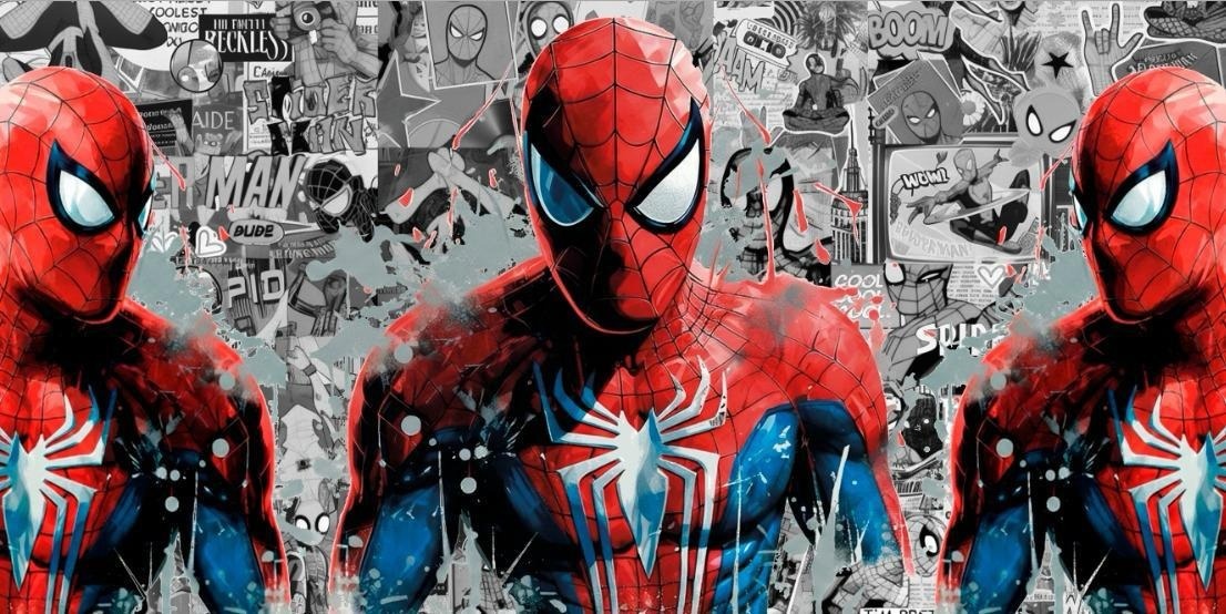 Painel Homem Aranha - Girafa Festas