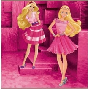Painel Barbie  - Girafa Festas