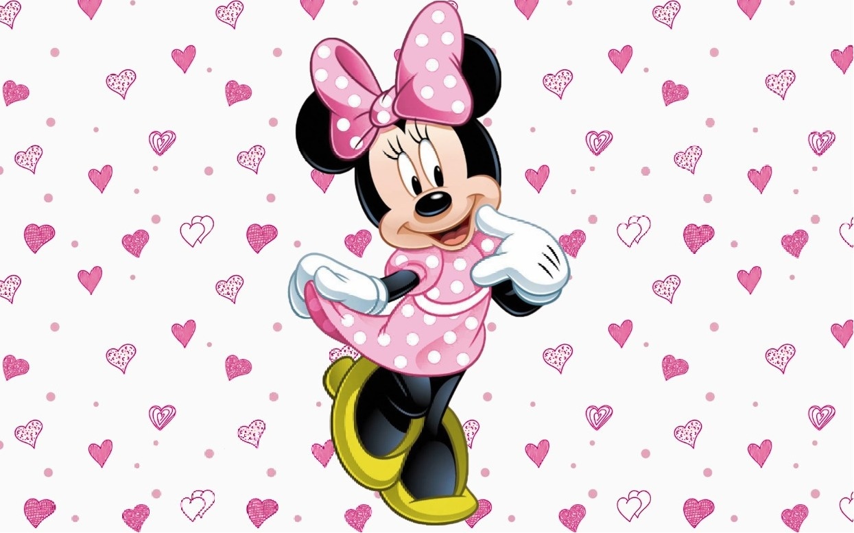 Painel Minnie Rosa - Girafa Festas