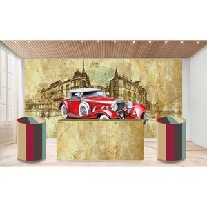 Painel Carro Antigo - Girafa Festas
