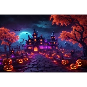 Painel Halloween - Girafa Festas