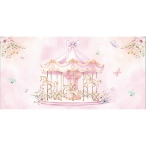 Painel Carrossel Candy  - Girafa Festas