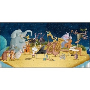 Painel Sinfonia dos Animais - Girafa Festas