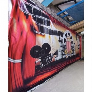 Painel Cinema - Girafa Festas