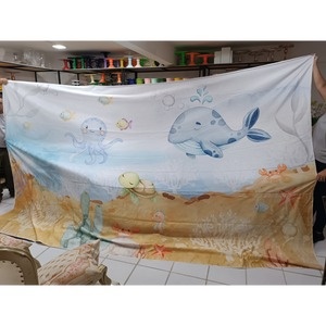 Painel Fundo Do Mar Claro - Girafa Festas