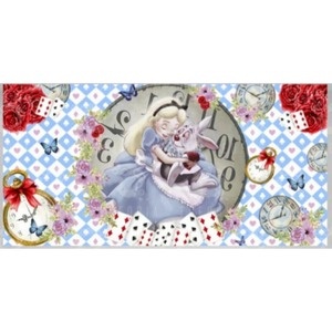 Painel Alice No Pais das Maravilhas - Girafa Festas
