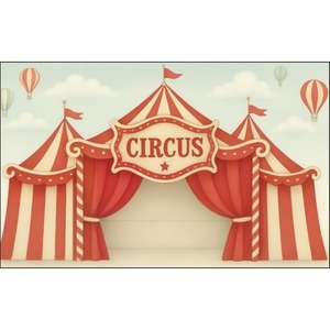 Painel Circo  - Girafa Festas