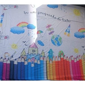Painel Abc Aquarela - Girafa Festas