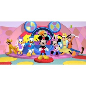 Painel Mickey E Sua Turma Musical - Girafa Festas
