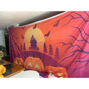 Painel Halloween/Abóboras - Girafa Festas