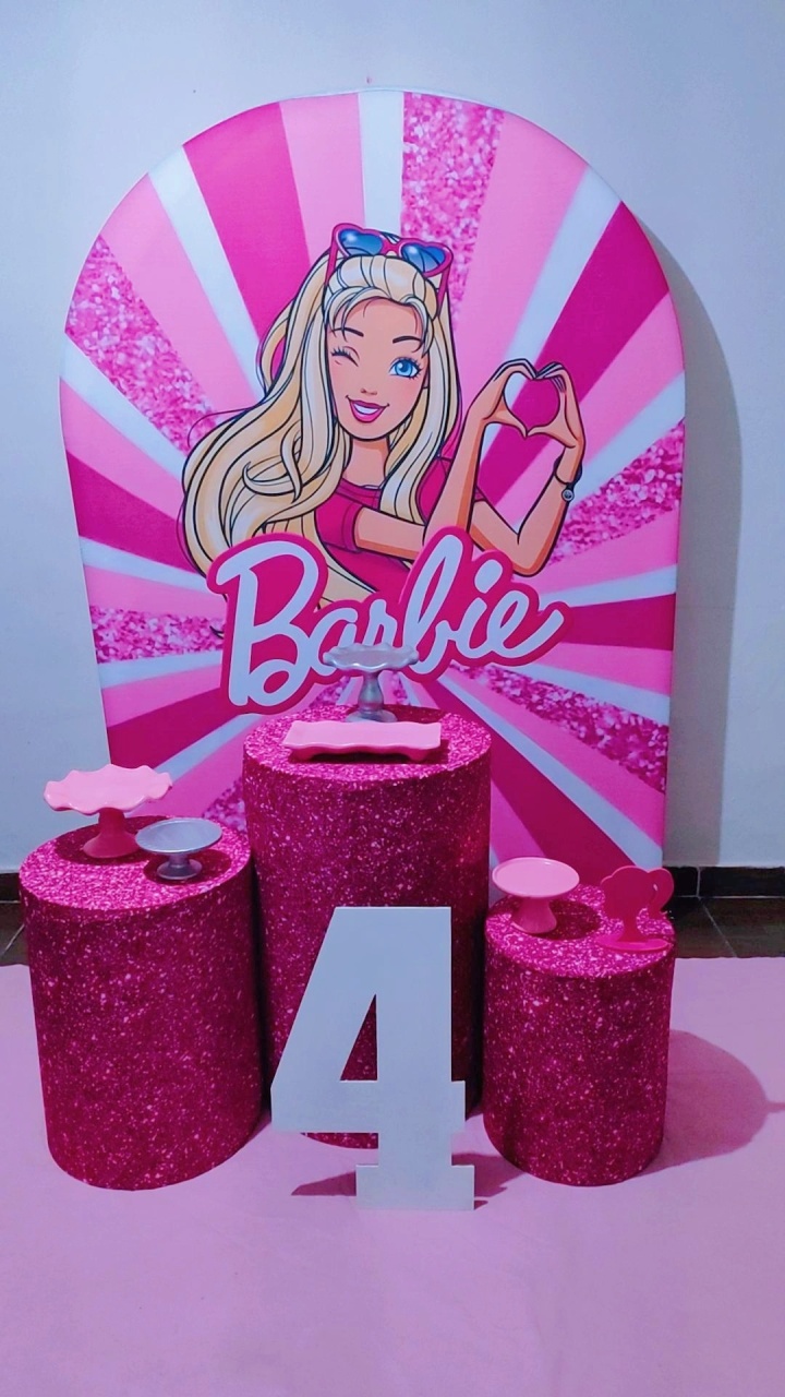 Barbie Parabéns  - LOLAH FESTAS 