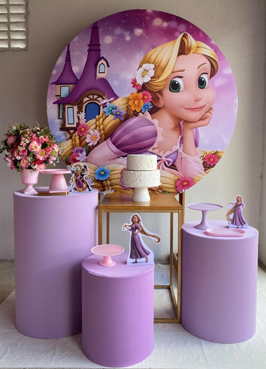Enrolados Princesa Rapunzel Kit Ouro 2 - Artes e Encantos locações