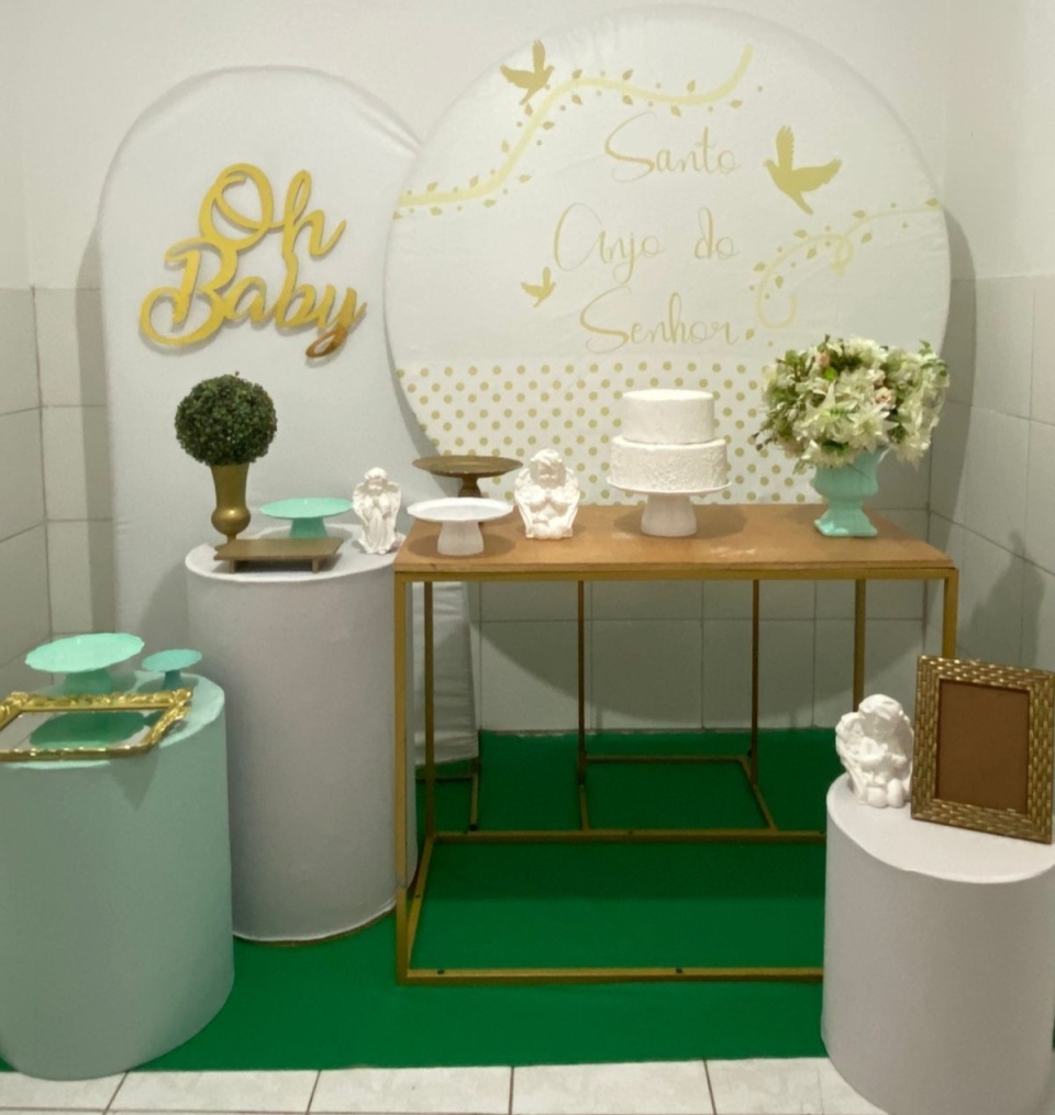 Santo Anjo Do Senhor Batizado Kit Diamante - Artes e Encantos locações