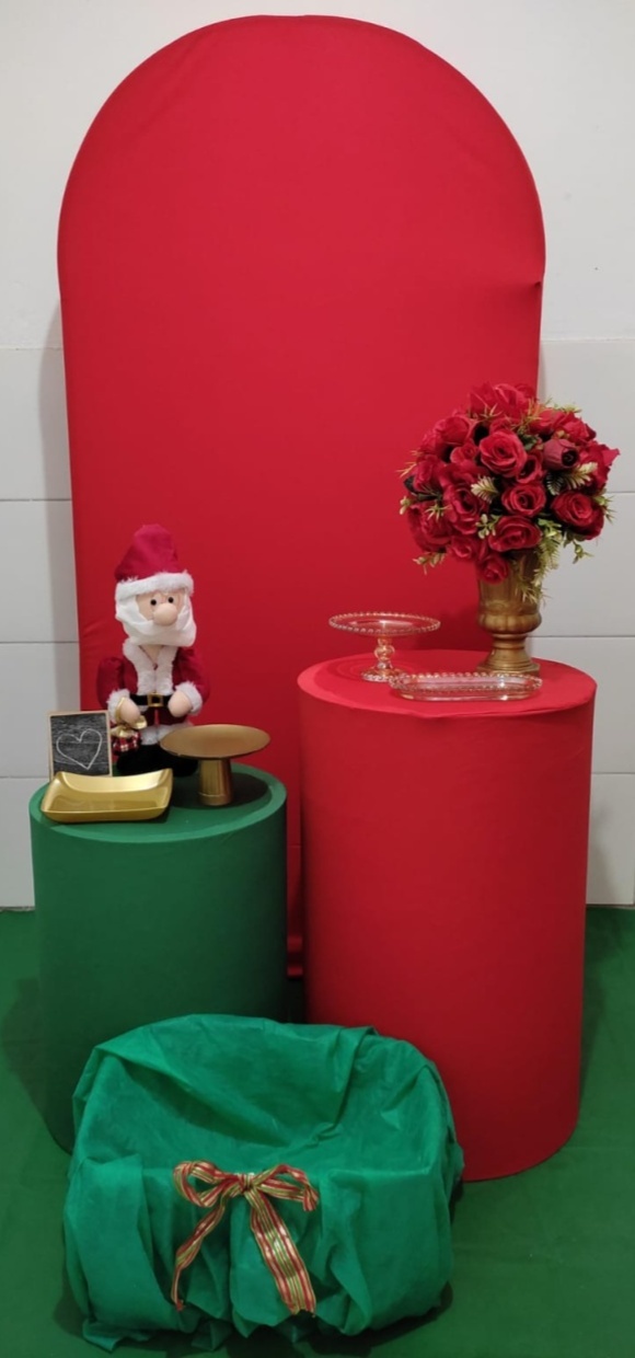 Vermelho E Verde Natal Composição - Artes e Encantos locações