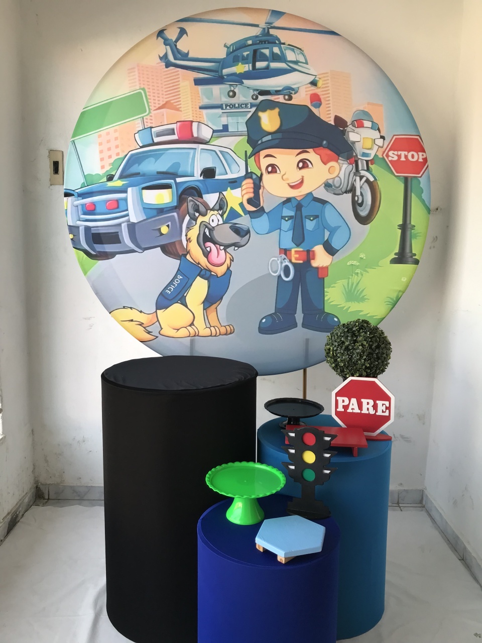 Policial Kit Prata - Artes e Encantos locações
